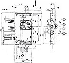 замок mottura 54N587 схема